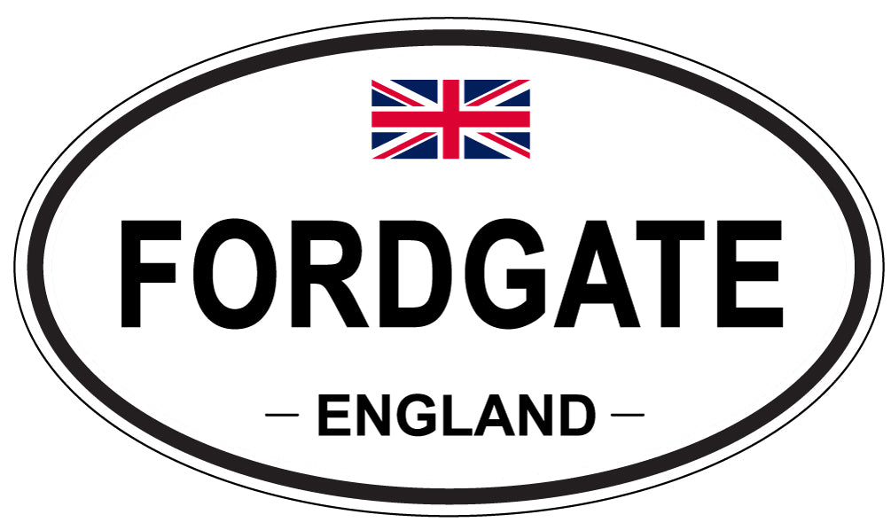 FORDGATE, England - Oval Magnet
