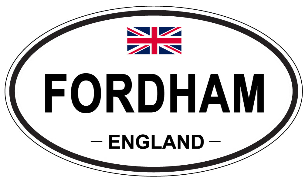 FORDHAM, England - Oval Magnet