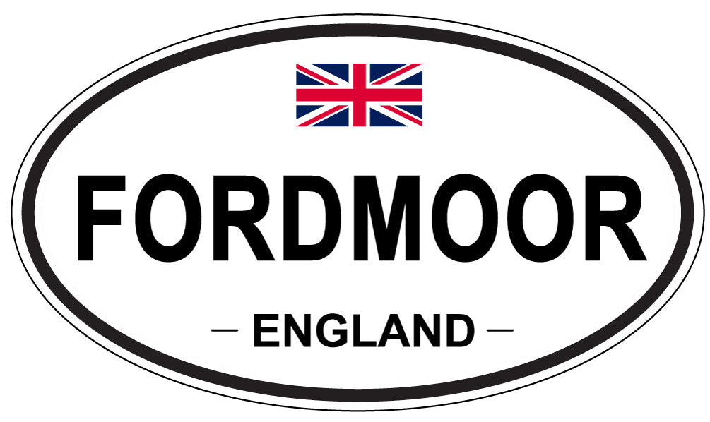 FORDMOOR, England - Oval Magnet