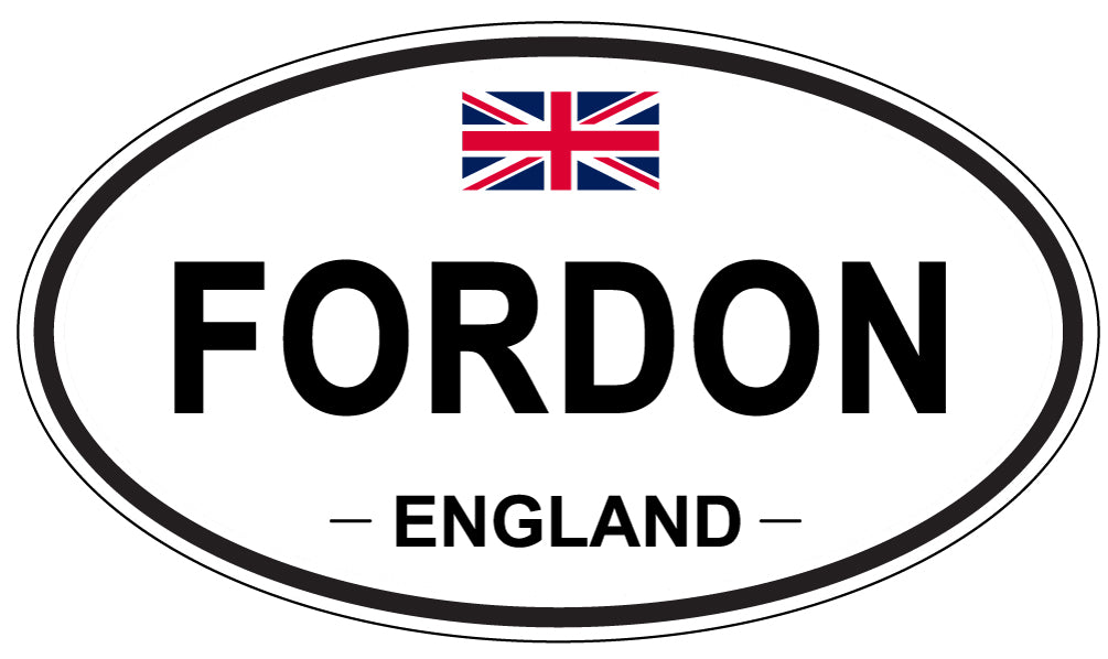 FORDON, England - Oval Magnet