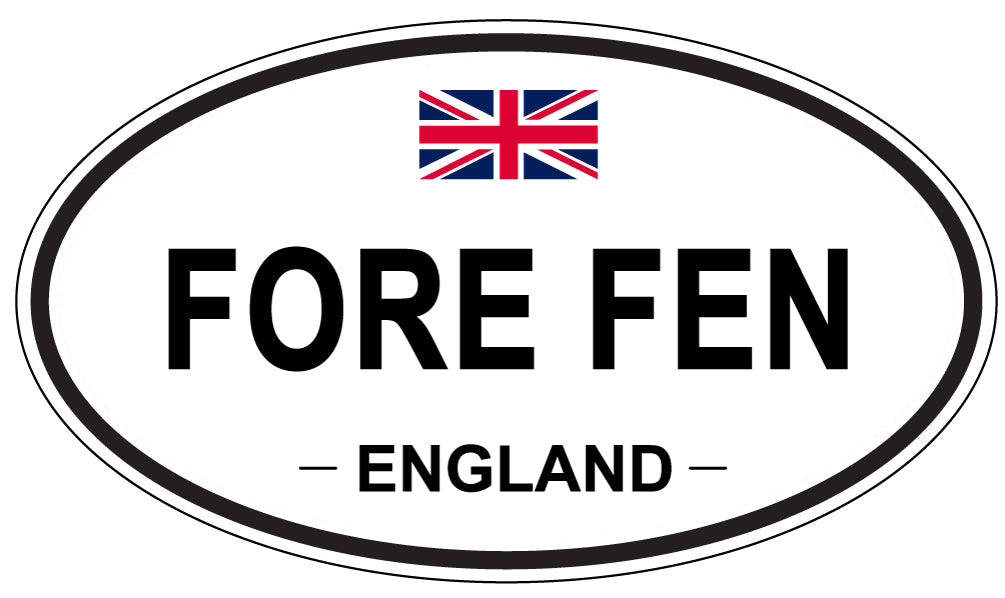 FORE FEN, England - Oval Magnet