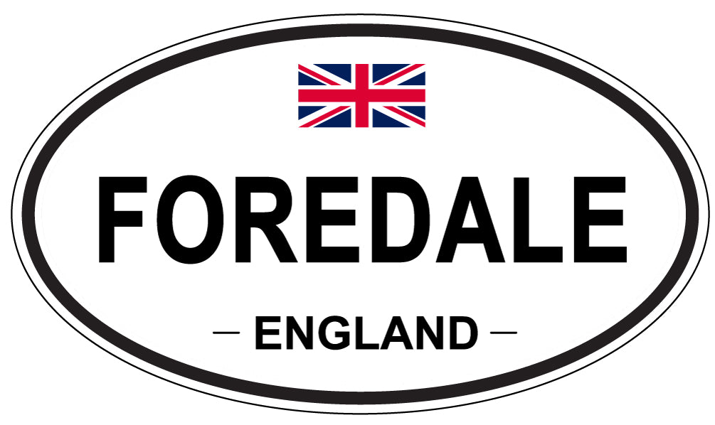 FOREDALE, England - Oval Magnet