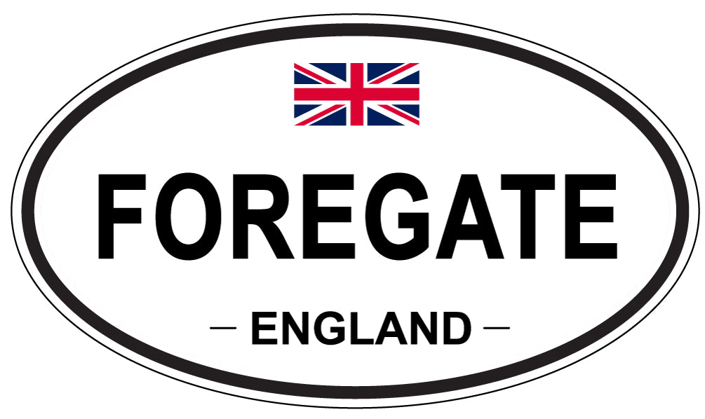FOREGATE, England - Oval Magnet