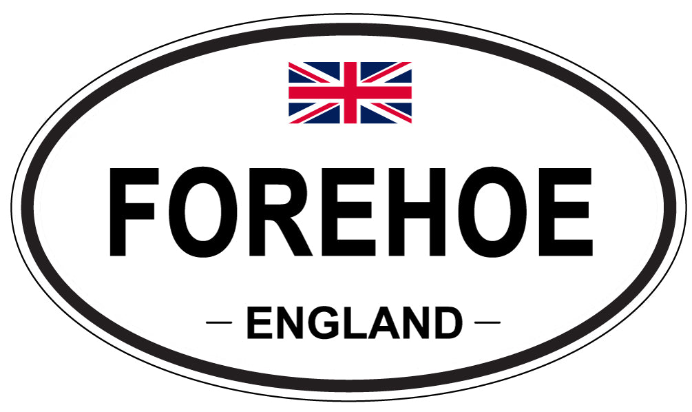 FOREHOE, England - Oval Magnet
