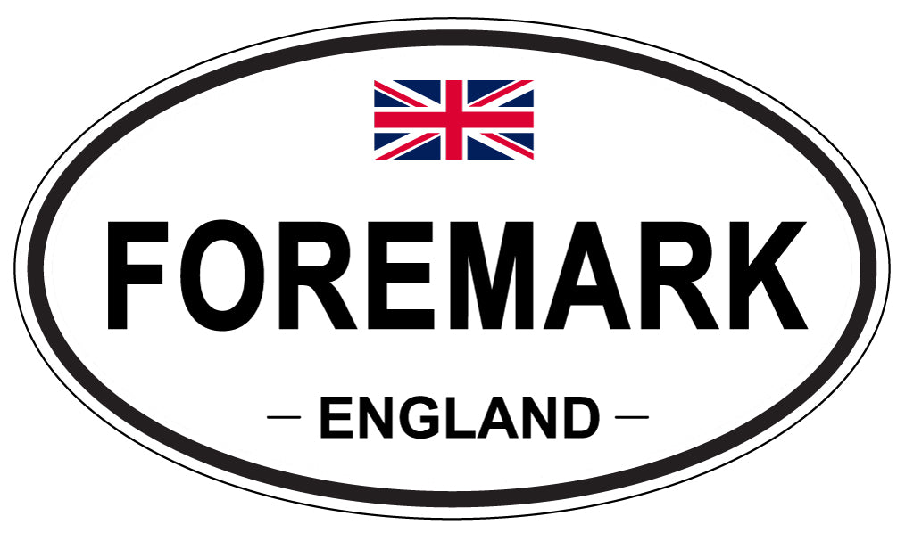 FOREMARK, England - Oval Magnet