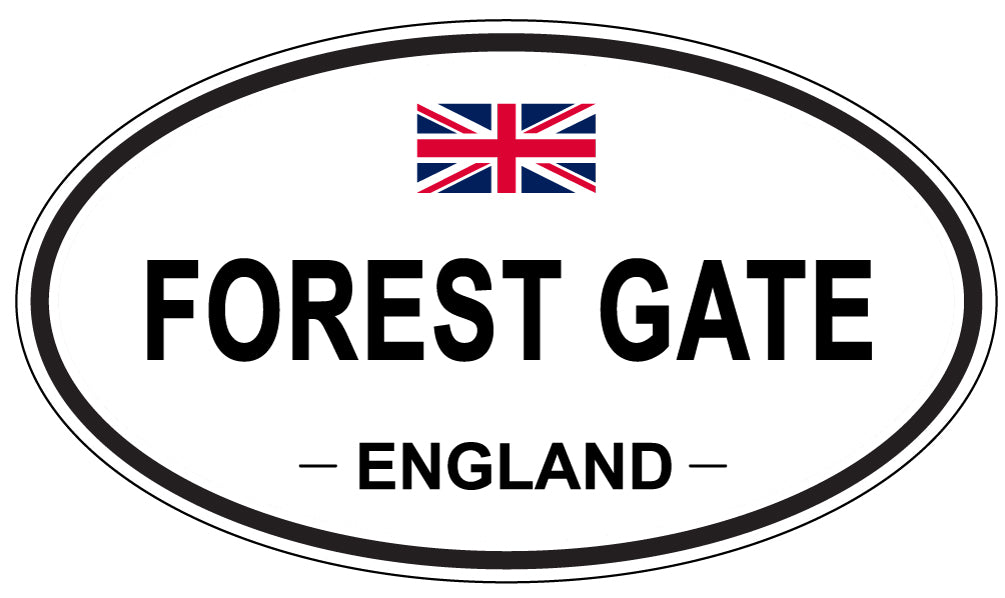 FOREST GATE, England - Oval Magnet