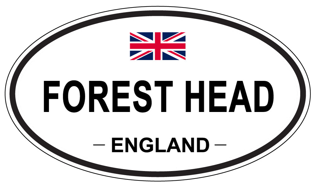 FOREST HEAD, England - Oval Magnet