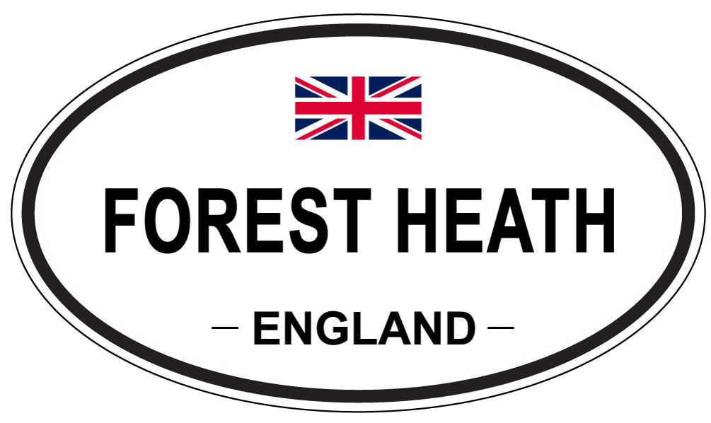 FOREST HEATH, England - Oval Magnet