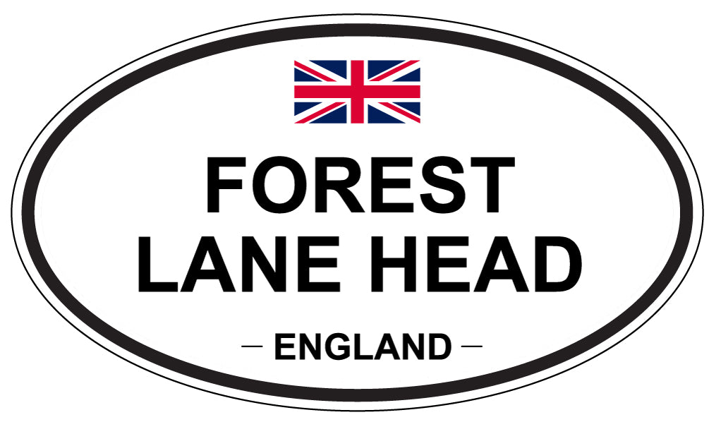 FOREST LANE HEAD, England - Oval Magnet
