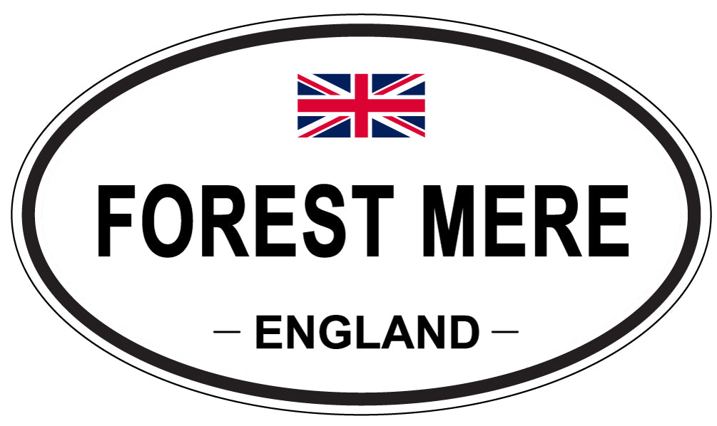 FOREST MERE, England - Oval Magnet