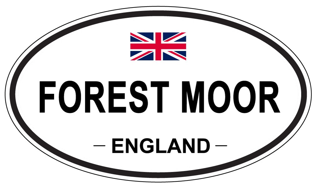 FOREST MOOR, England - Oval Magnet