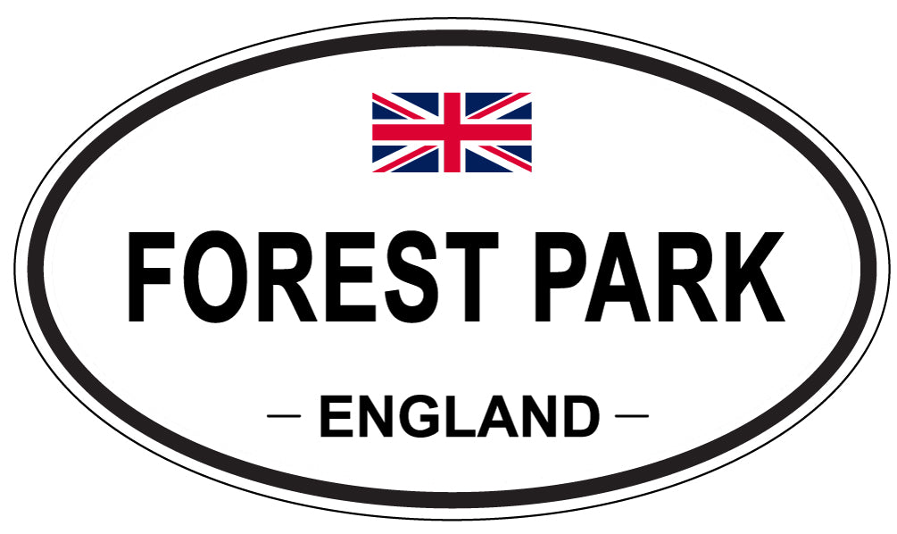 FOREST PARK, England - Oval Magnet
