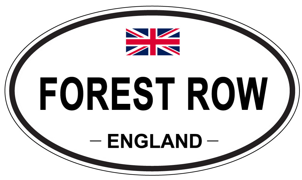 FOREST ROW, England - Oval Magnet