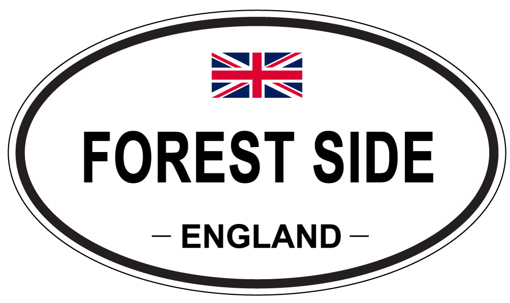FOREST SIDE, England - Oval Magnet
