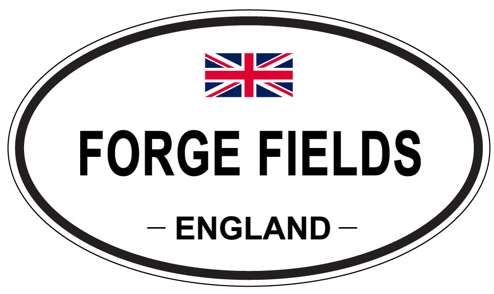 FORGE FIELDS, England - Oval Magnet