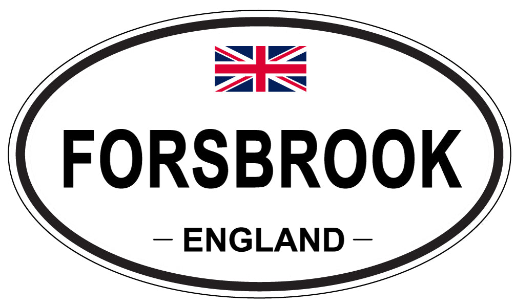 FORSBROOK, England - Oval Magnet