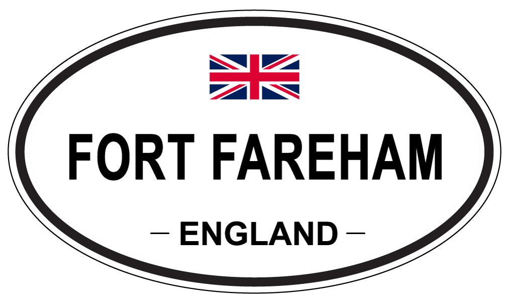 FORT FAREHAM, England - Oval Magnet