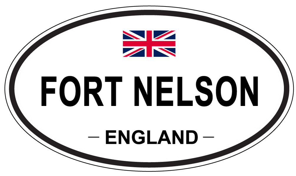 FORT NELSON, England - Oval Magnet
