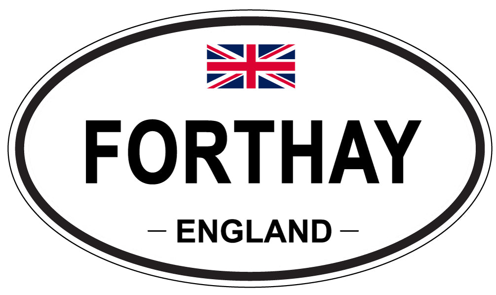 FORTHAY, England - Oval Magnet