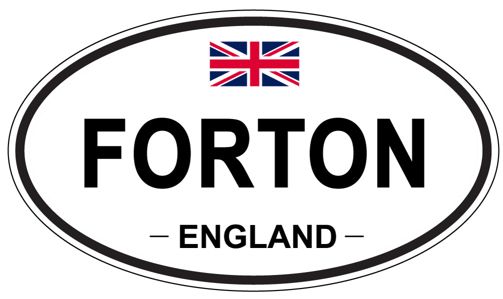 FORTON, England - Oval Magnet