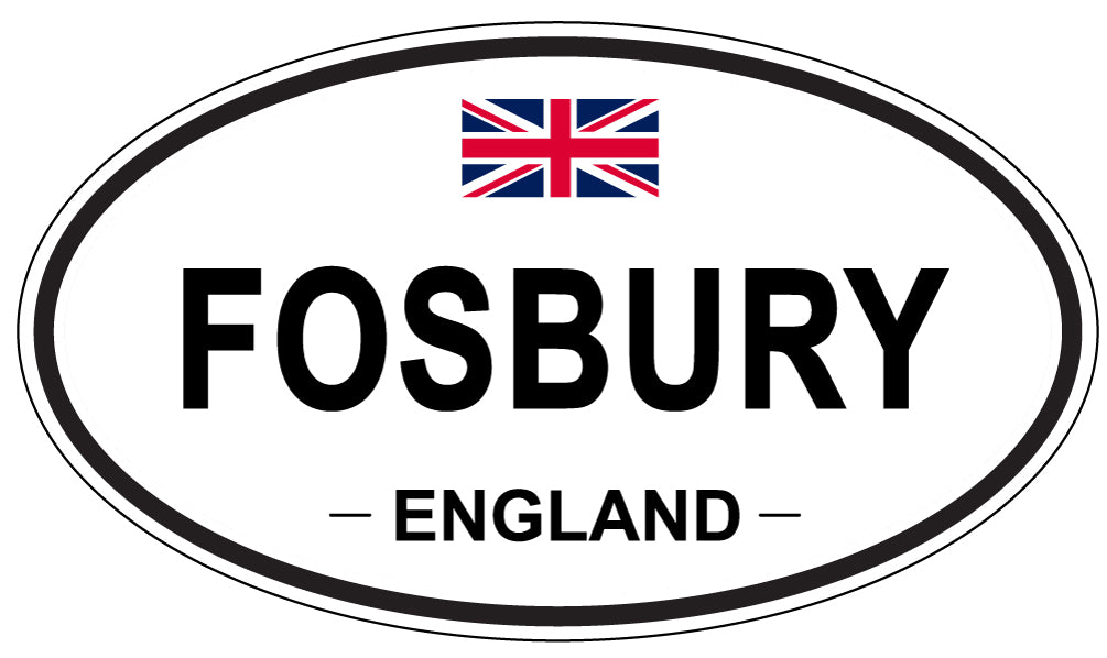 FOSBURY, England - Oval Magnet