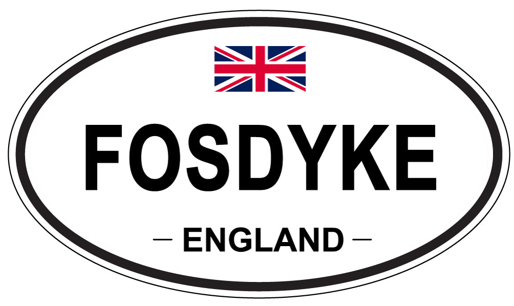 FOSDYKE, England - Oval Magnet