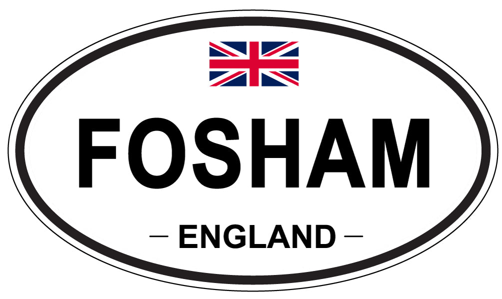 FOSHAM, England - Oval Magnet