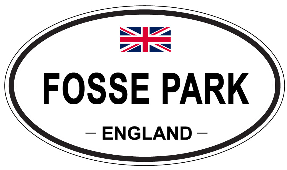 FOSSE PARK, England - Oval Magnet