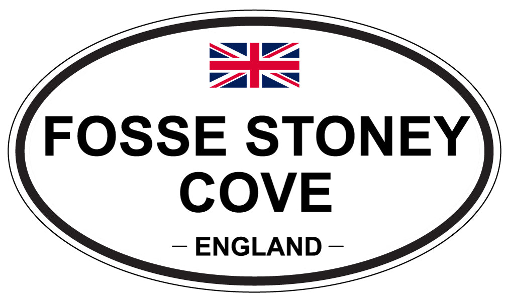 FOSSE STONEY COVE, England - Oval Magnet