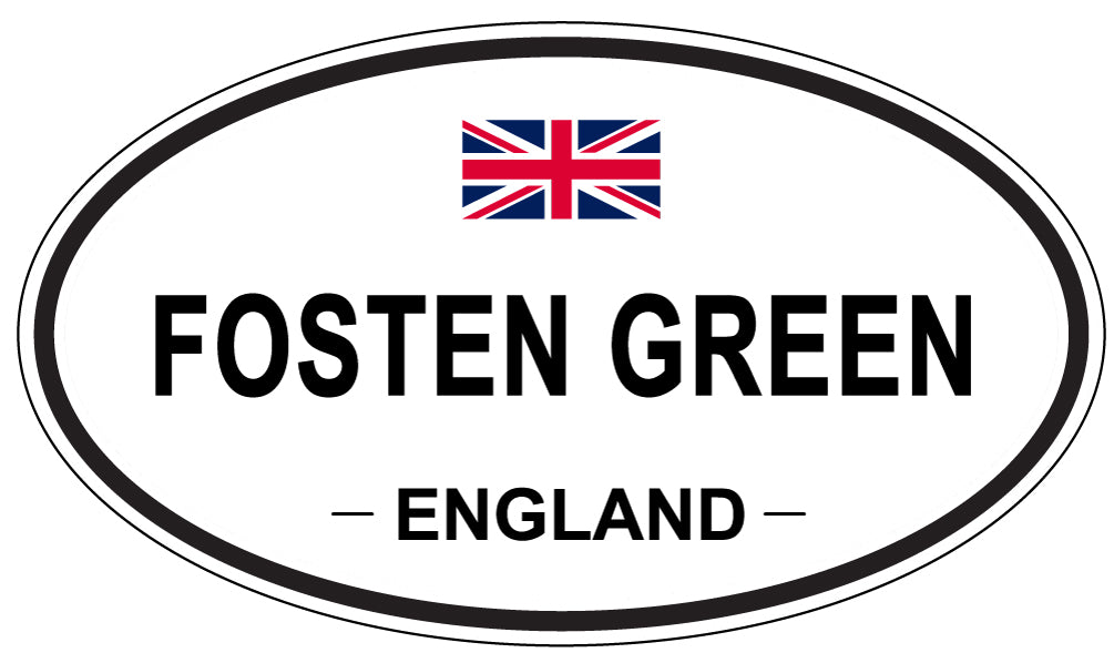 FOSTEN GREEN, England - Oval Magnet