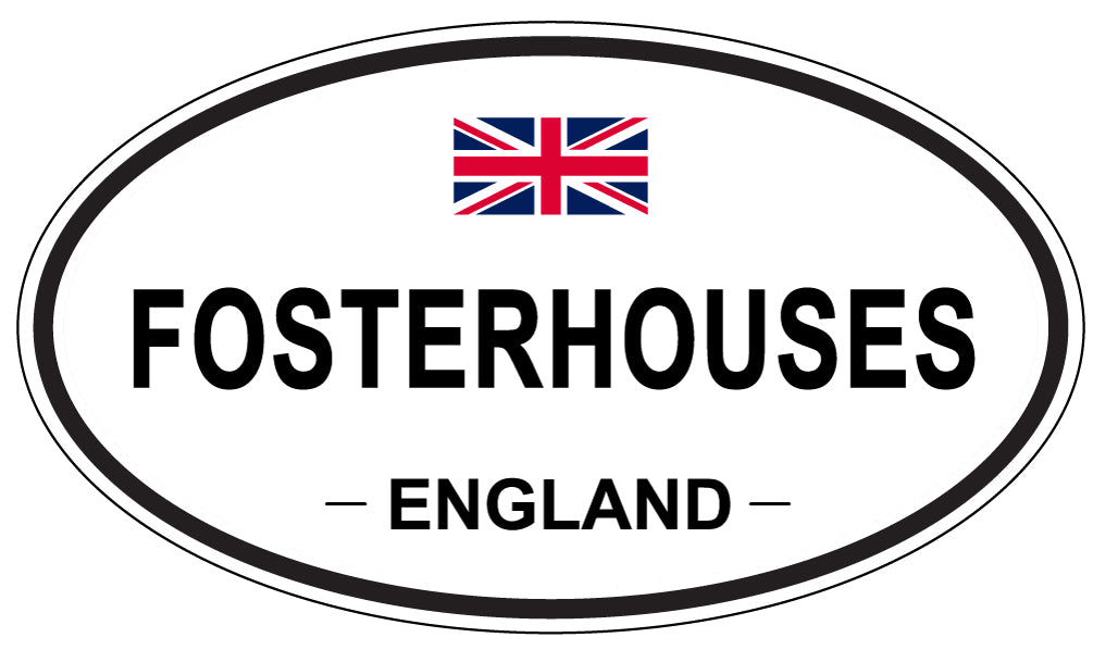 FOSTERHOUSES, England - Oval Magnet