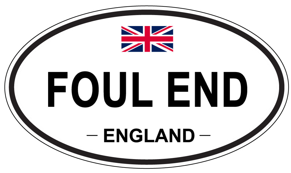 FOUL END, England - Oval Magnet