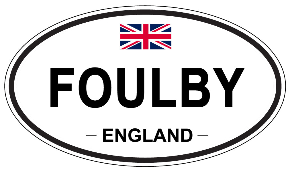 FOULBY, England - Oval Magnet