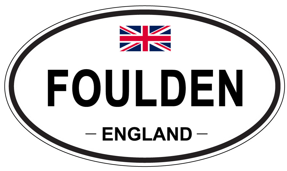 FOULDEN, England - Oval Magnet