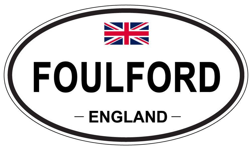 FOULFORD, England - Oval Magnet