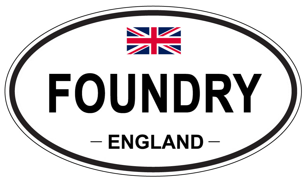 FOUNDRY, England - Oval Magnet