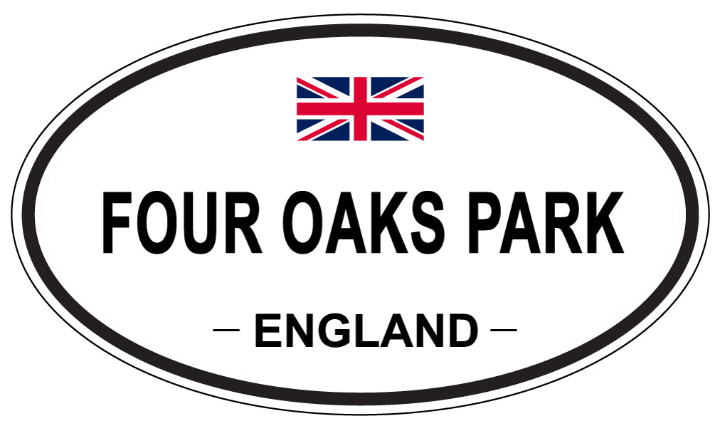 FOUR OAKS PARK, England - Oval Magnet