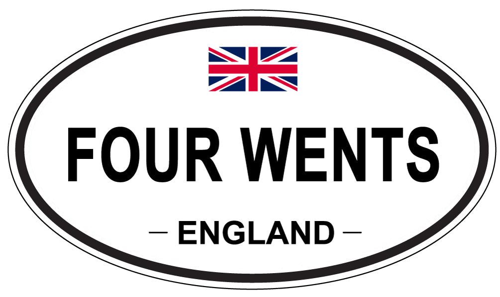 FOUR WENTS, England - Oval Magnet