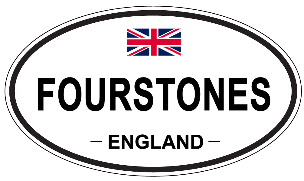 FOURSTONES, England - Oval Magnet