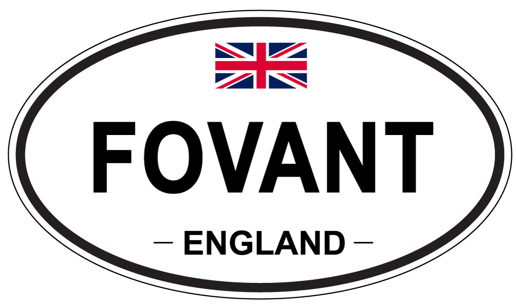 FOVANT, England - Oval Magnet