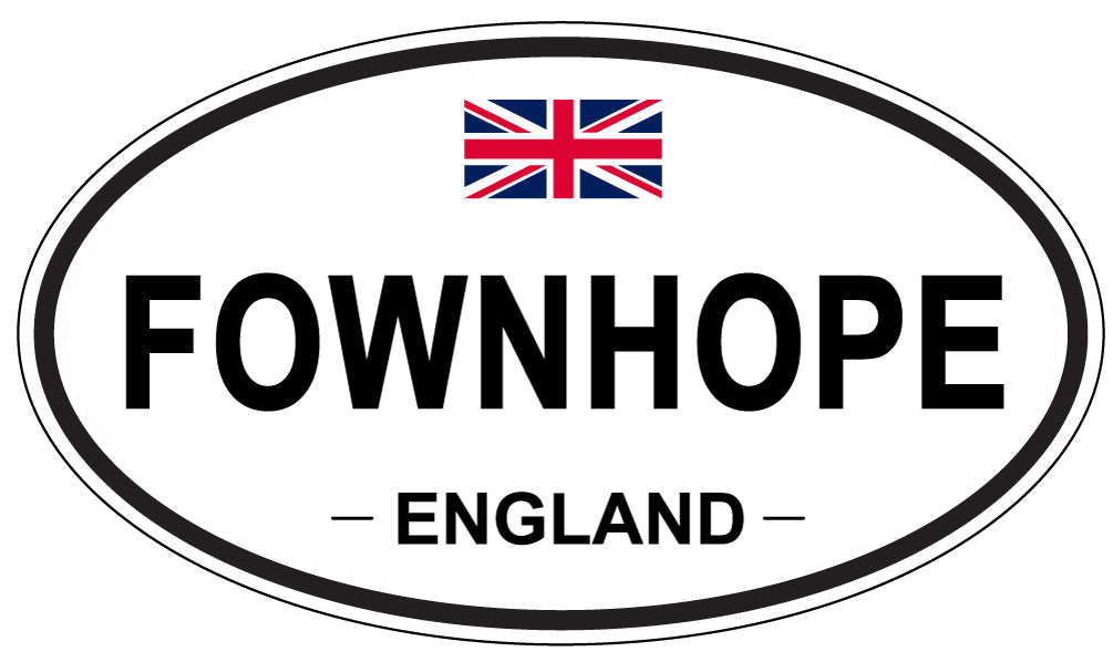 FOWNHOPE, England - Oval Magnet