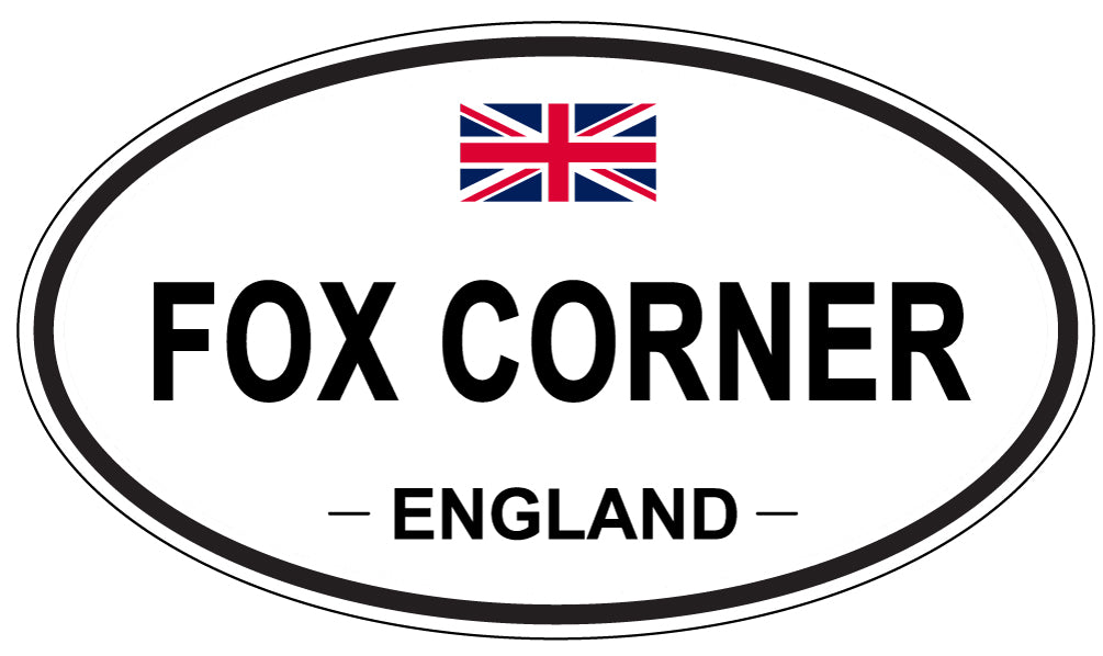 FOX CORNER, England - Oval Magnet