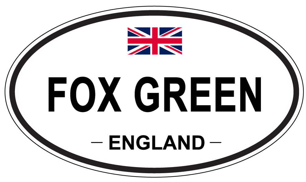 FOX GREEN, England - Oval Magnet