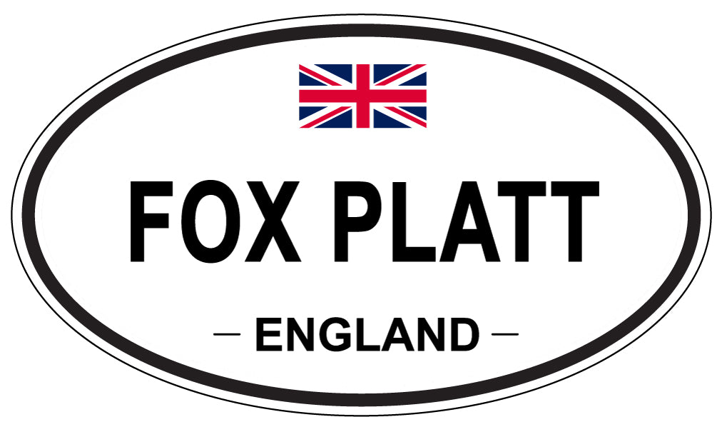 FOX PLATT, England - Oval Magnet