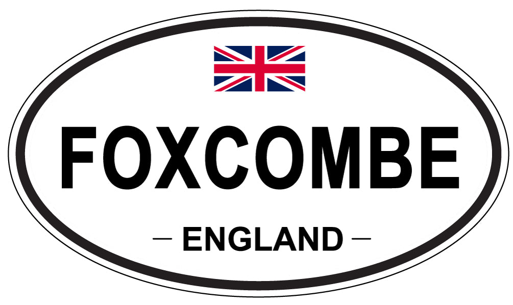 FOXCOMBE, England - Oval Magnet