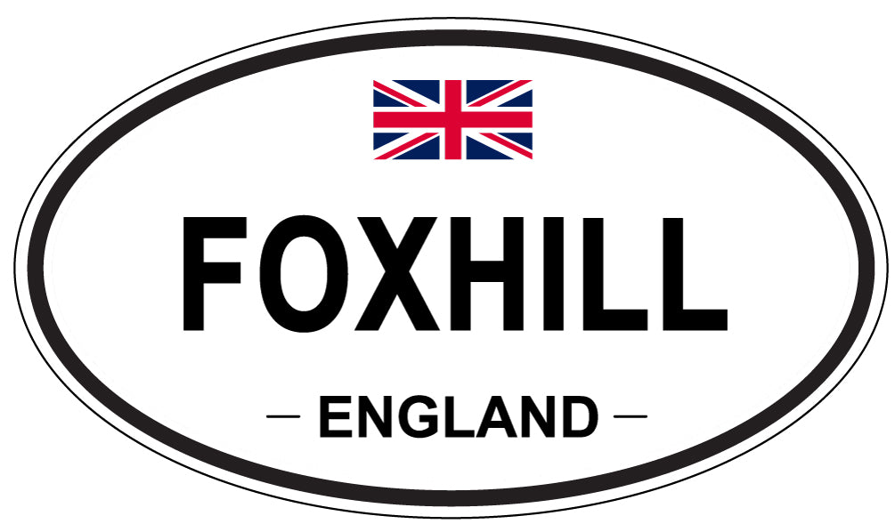 FOXHILL, England - Oval Magnet