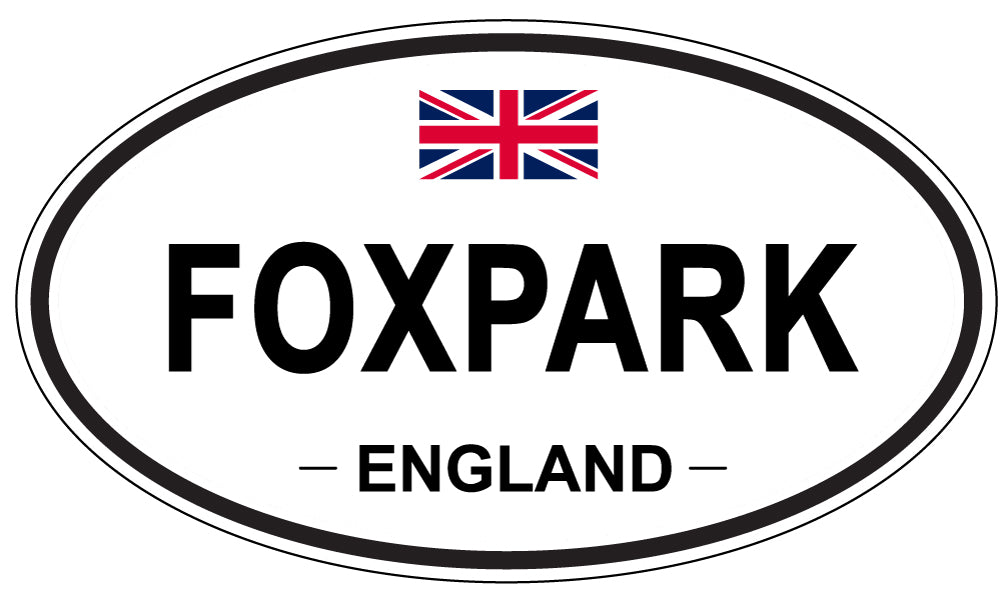 FOXPARK, England - Oval Magnet