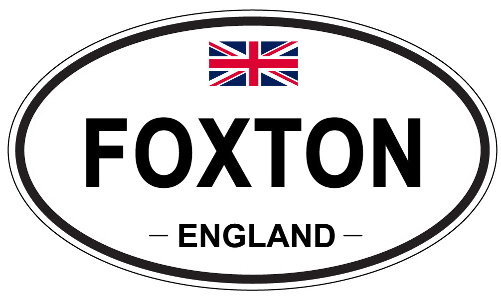 FOXTON, England - Oval Magnet