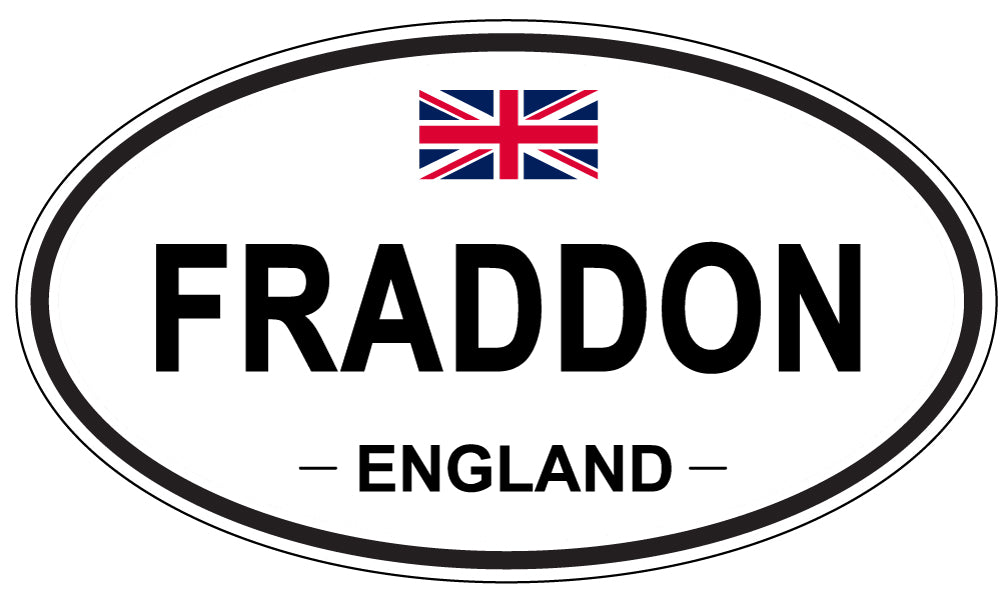 FRADDON, England - Oval Magnet