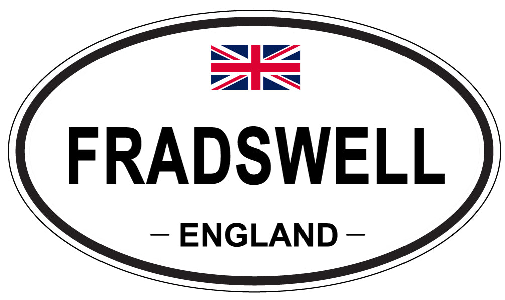 FRADSWELL, England - Oval Magnet
